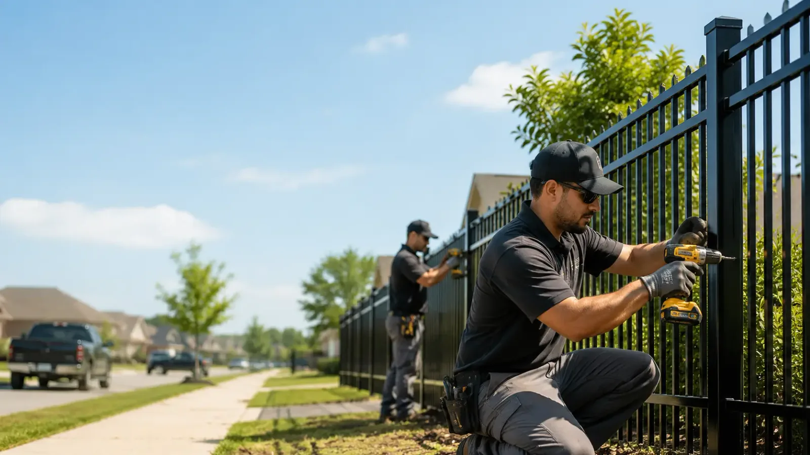 Metal Fence Installation in Mansfield, LA